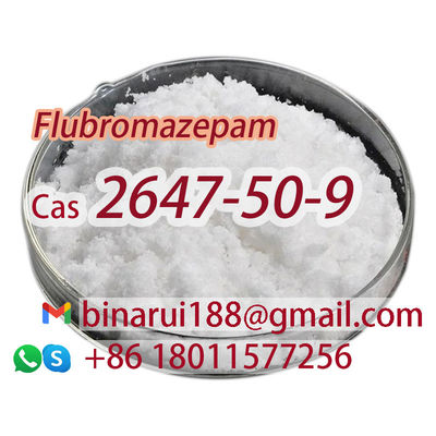 Flubromazepam CAS 2647-50-9 7-bromo-5-(2-fluorophenyl)-1,3-dihydro-1,4-benzodiazepin-2-one